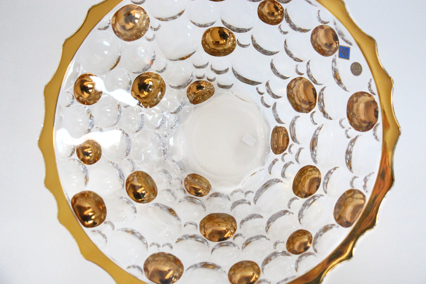 Gold crystal bowl - Lisboa