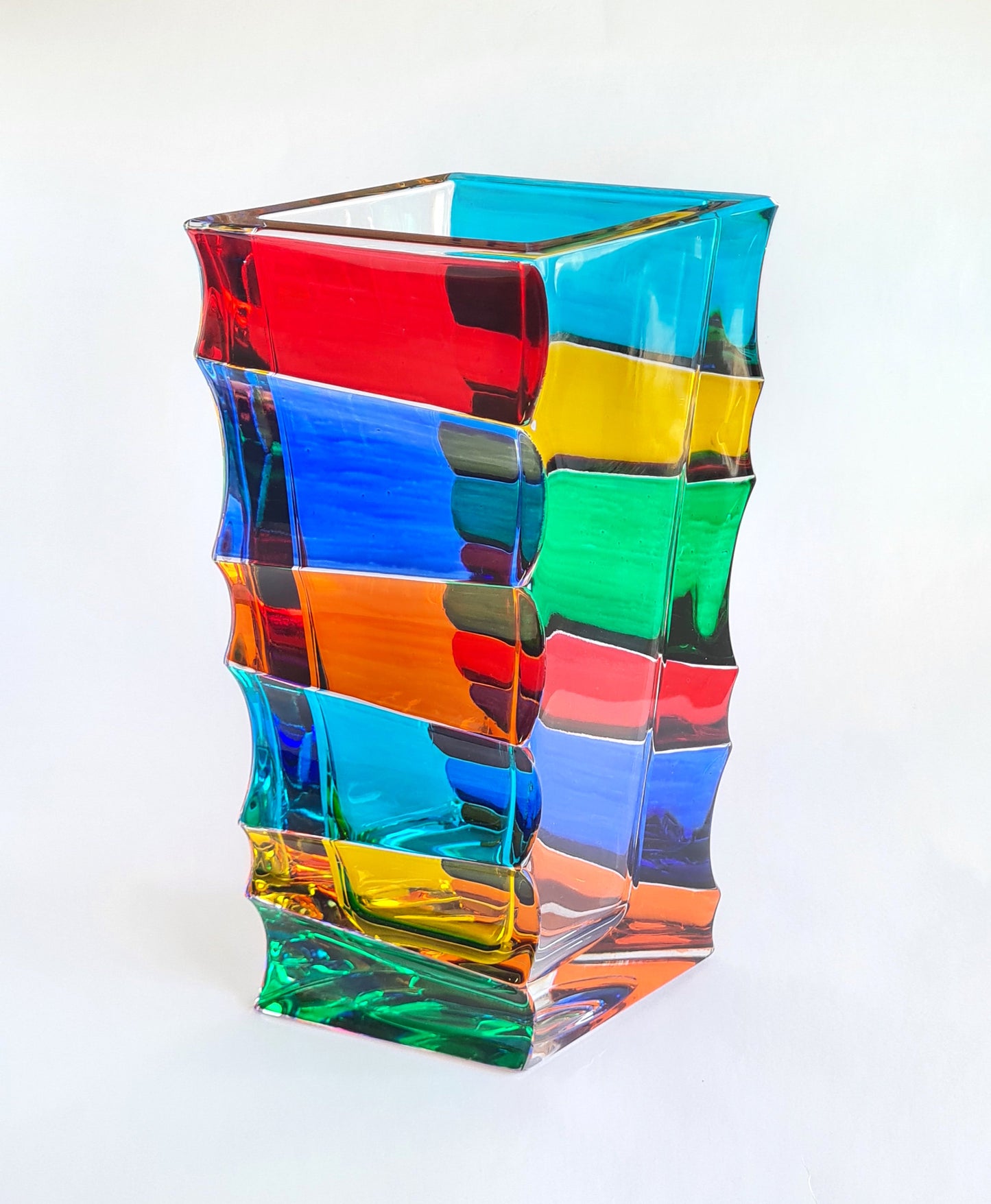 Colour Crystal Vase - Sail