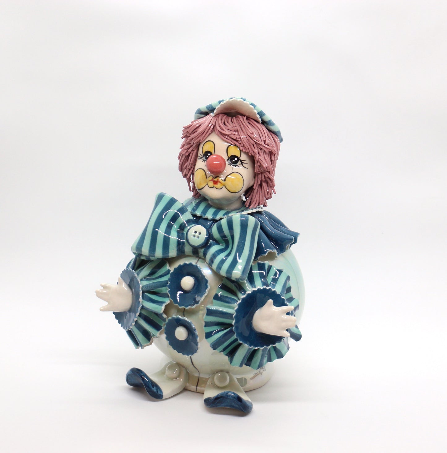 Standing clown piggy bank