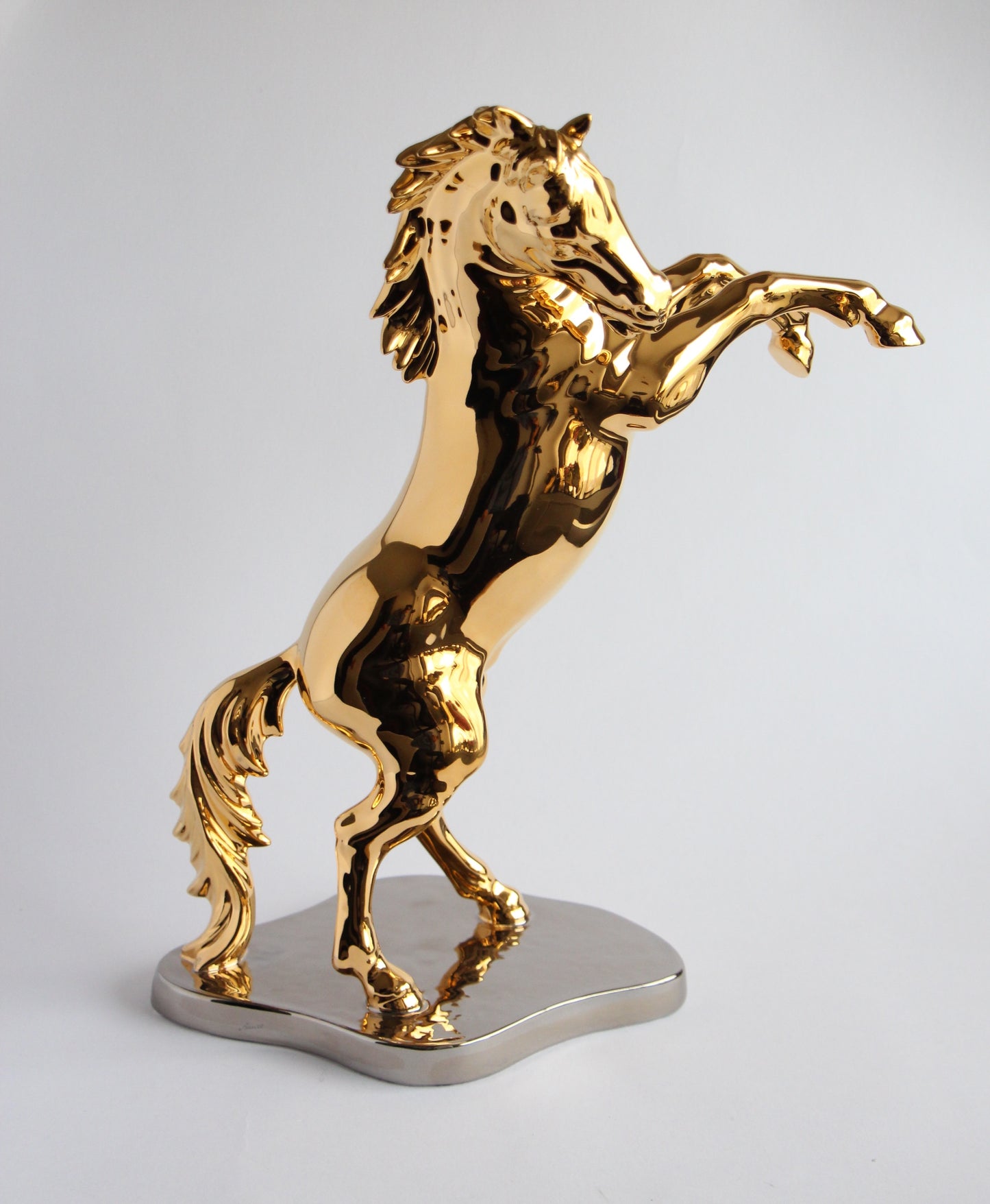 Porcelain Rampant Horse