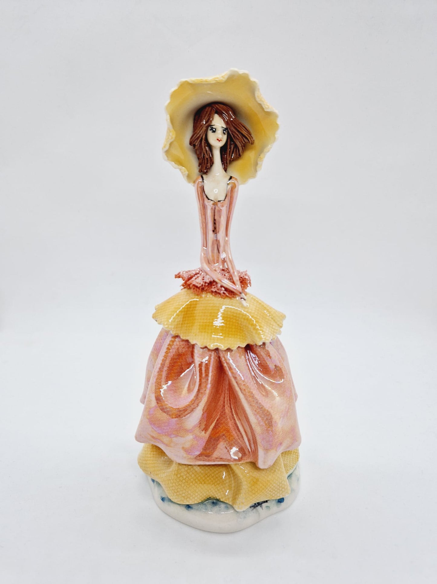 Lady with crossed palms