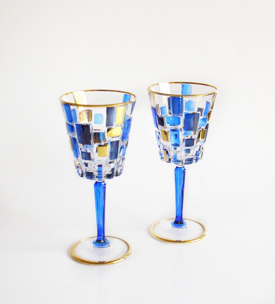 Blue wine set- Etna