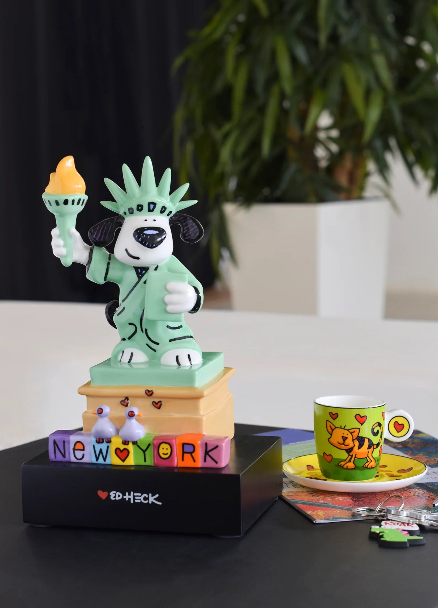 Liberty Dog Porcelain Figurine