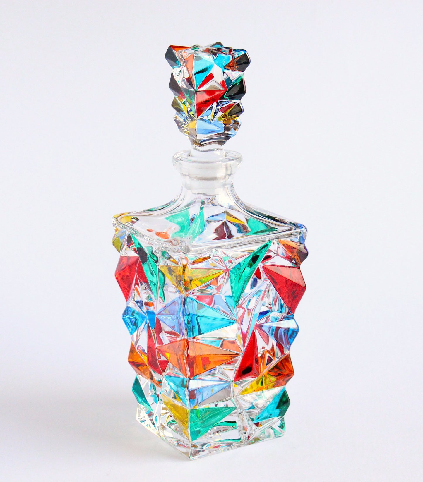 crystal liquor bottle- glacier