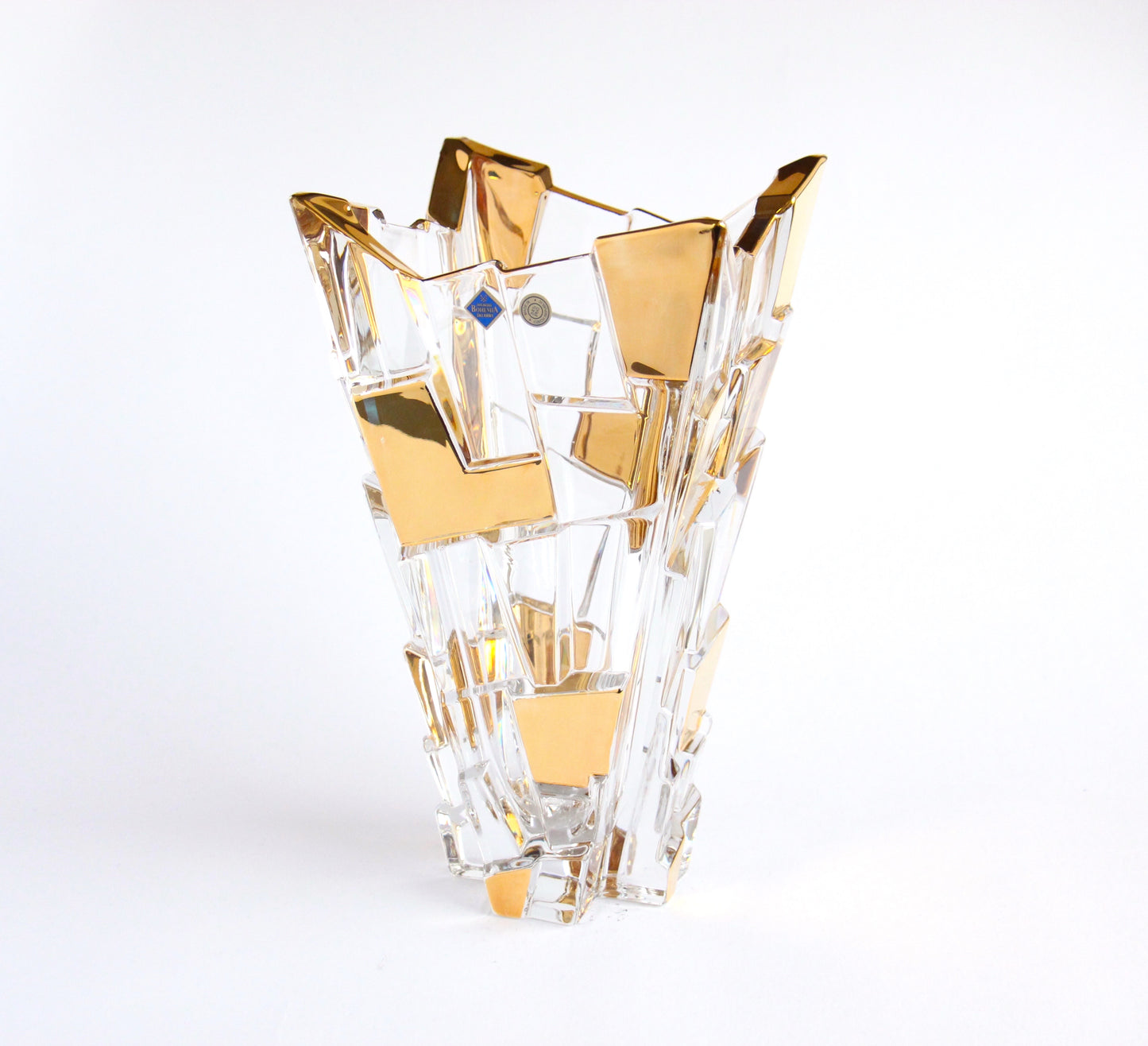 Crystal golden vase- Sydney