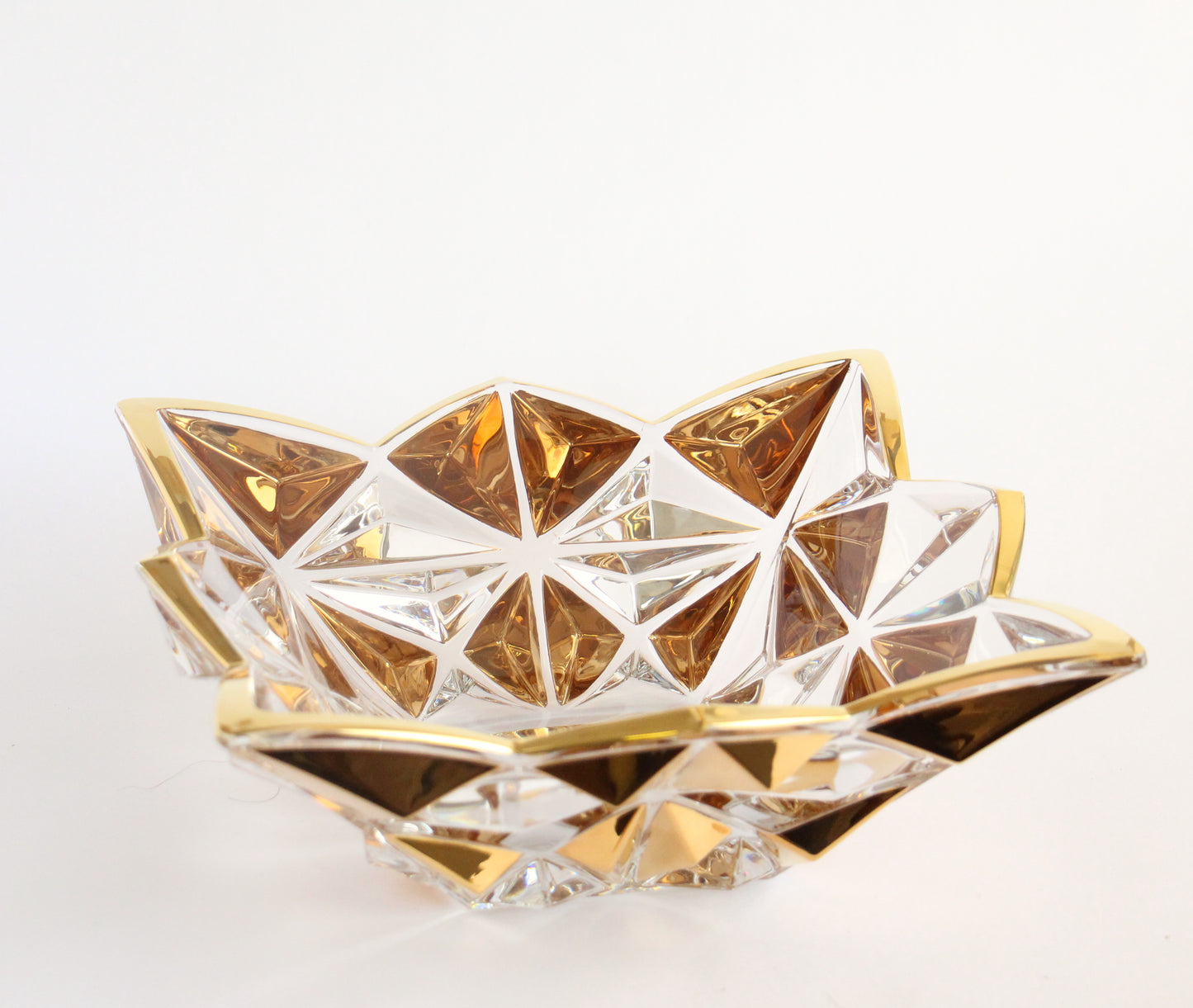 Crystal Bowl- Pyramid