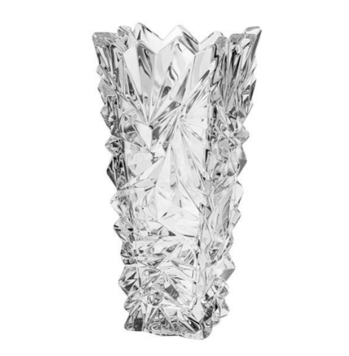Czech crystal vase- Glacier