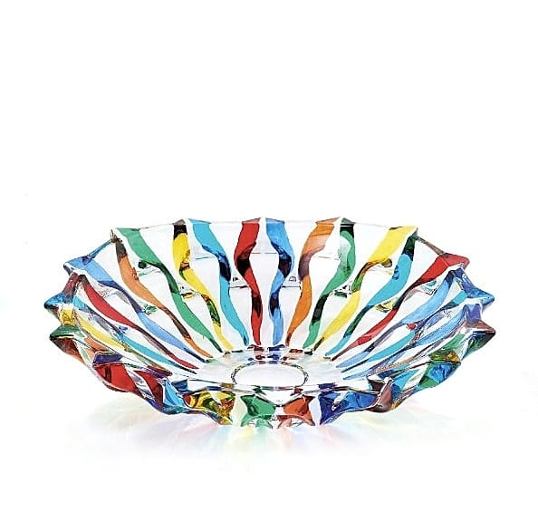colour crystal bowl- samba