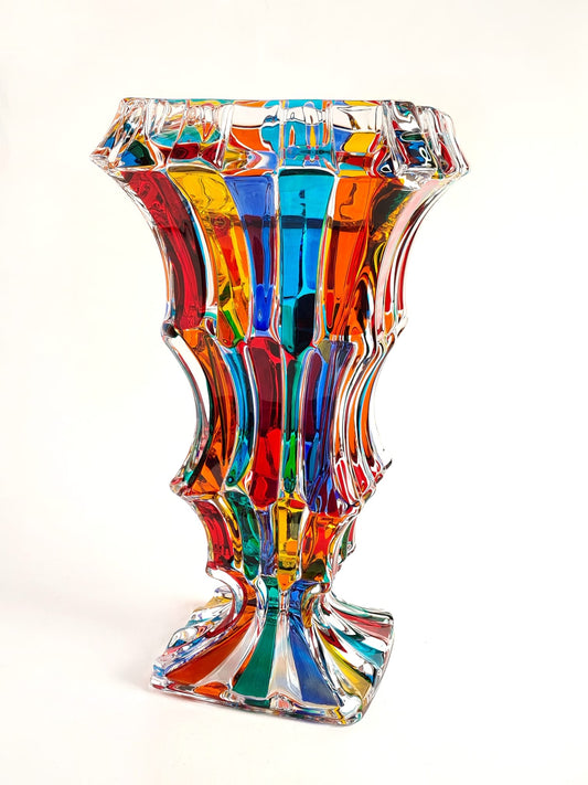 Crystal flower vase- Cascade