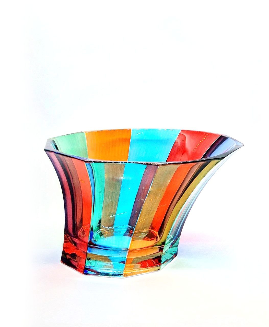 Colour crystal bowl- boston