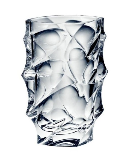 Crystal transparent vase- calypso
