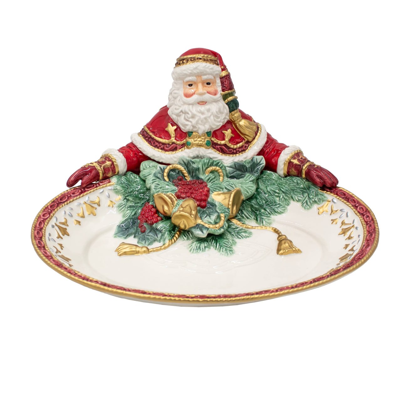 Holiday Santa Serving Bowl
