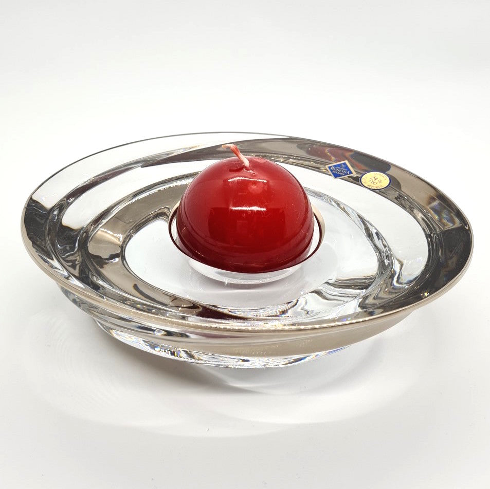 Crystal candle holder