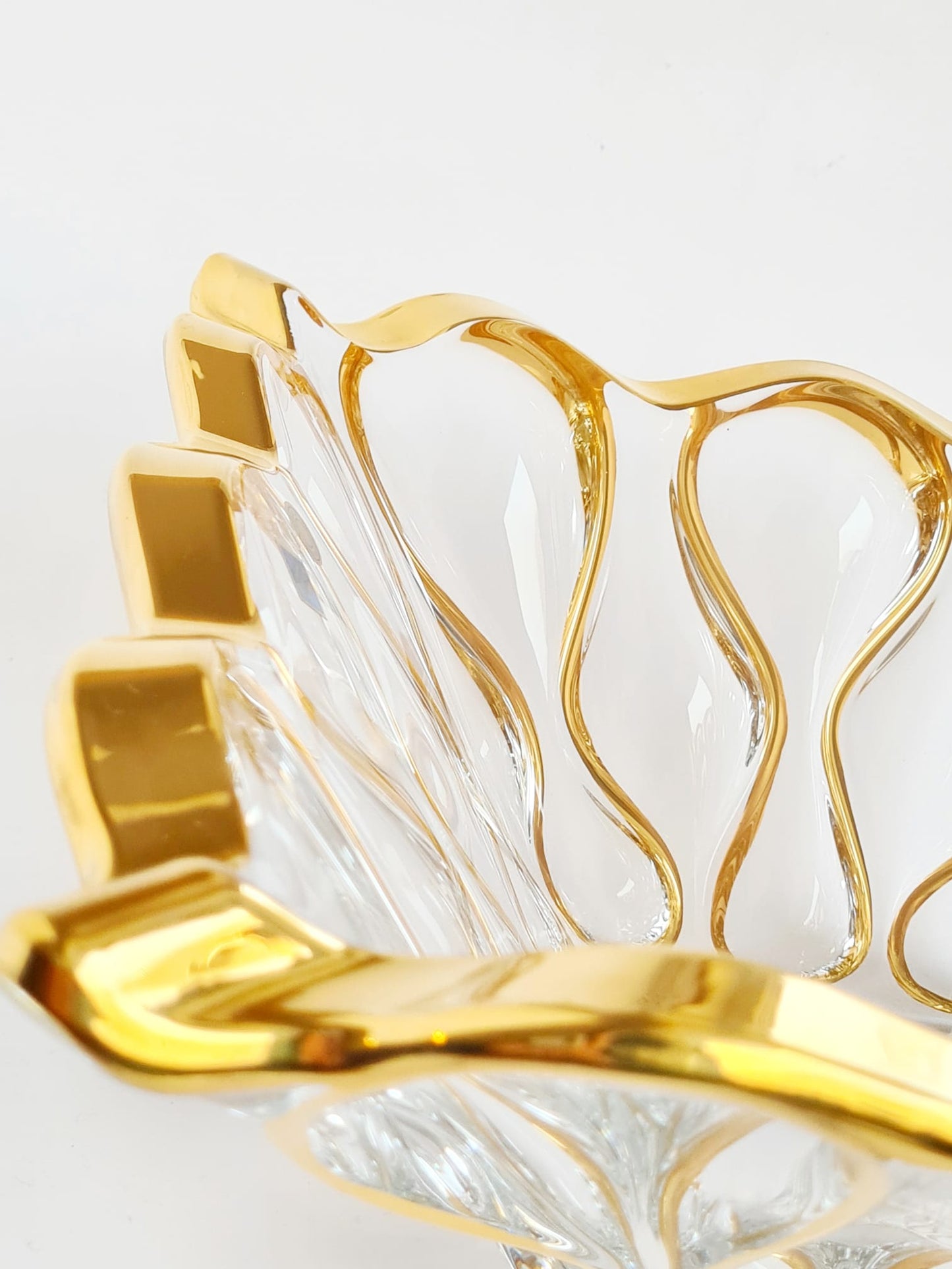 Crystal fruit bowl- ocean