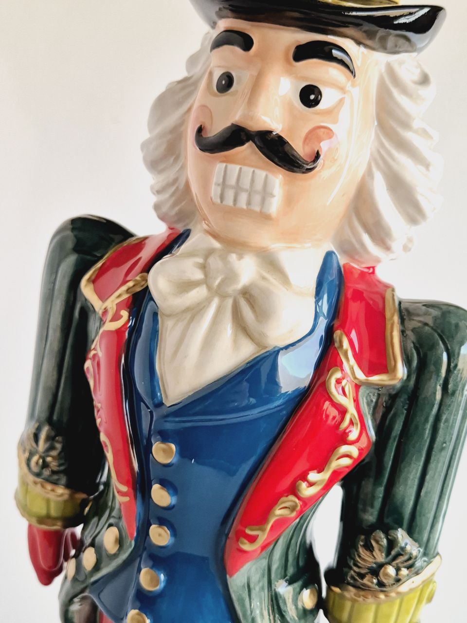 Holiday Nutcracker Figurine - Hand-Made Christmas Decor
