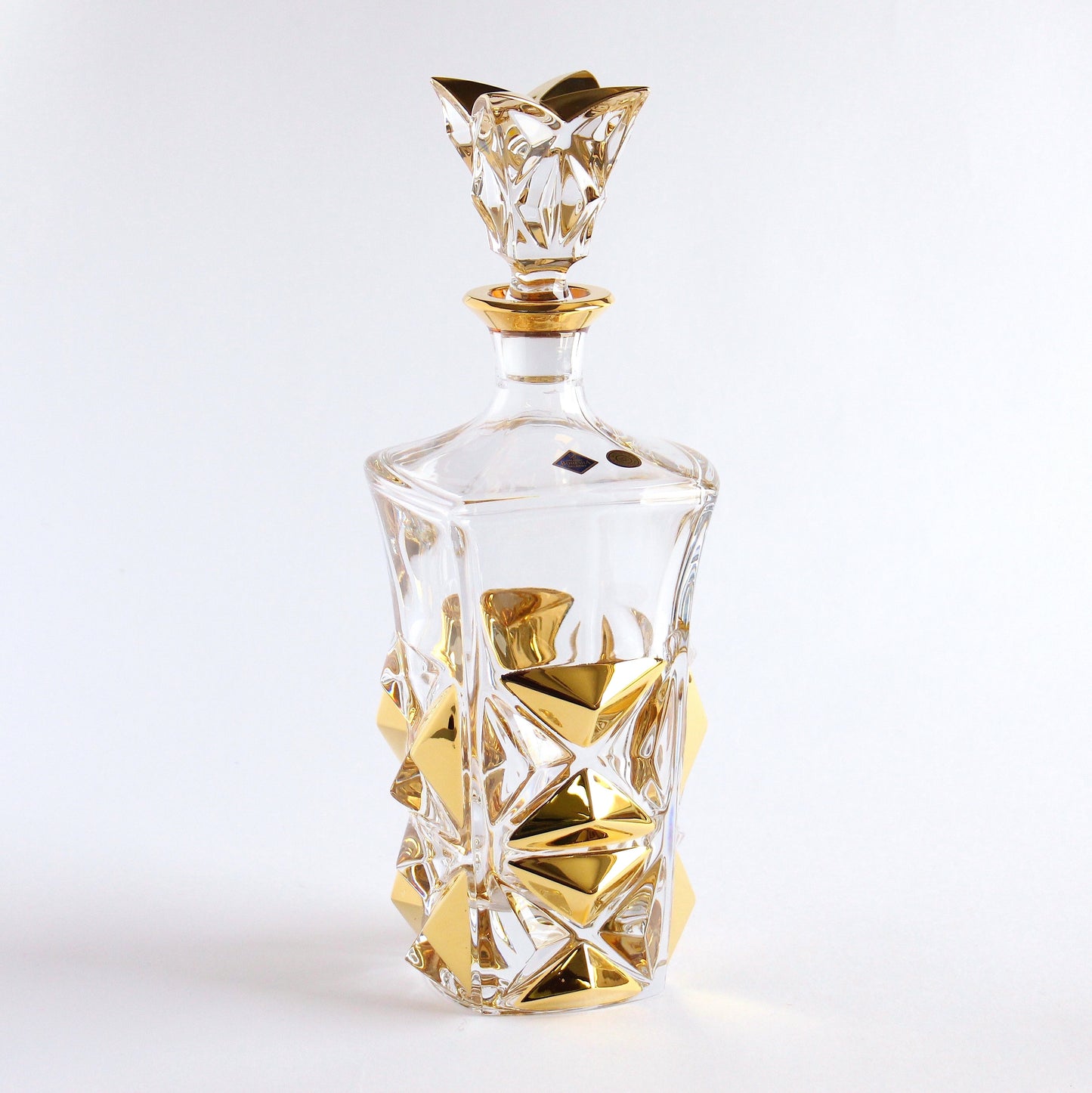 Crystal Whisky Bottle- Pyramid