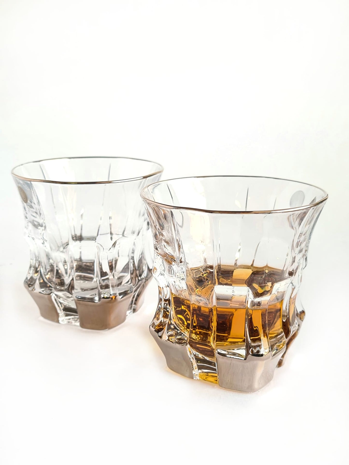 crystal whisky set with platinum