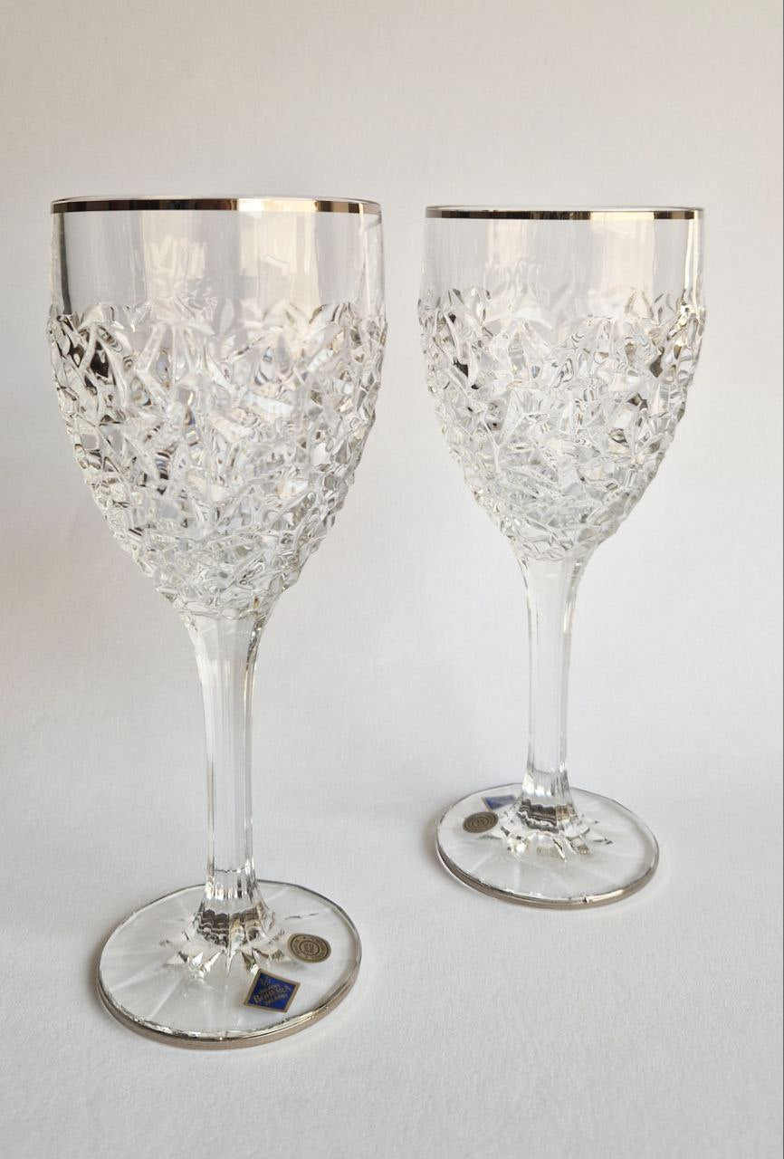 Crystal red wine set- nicolette