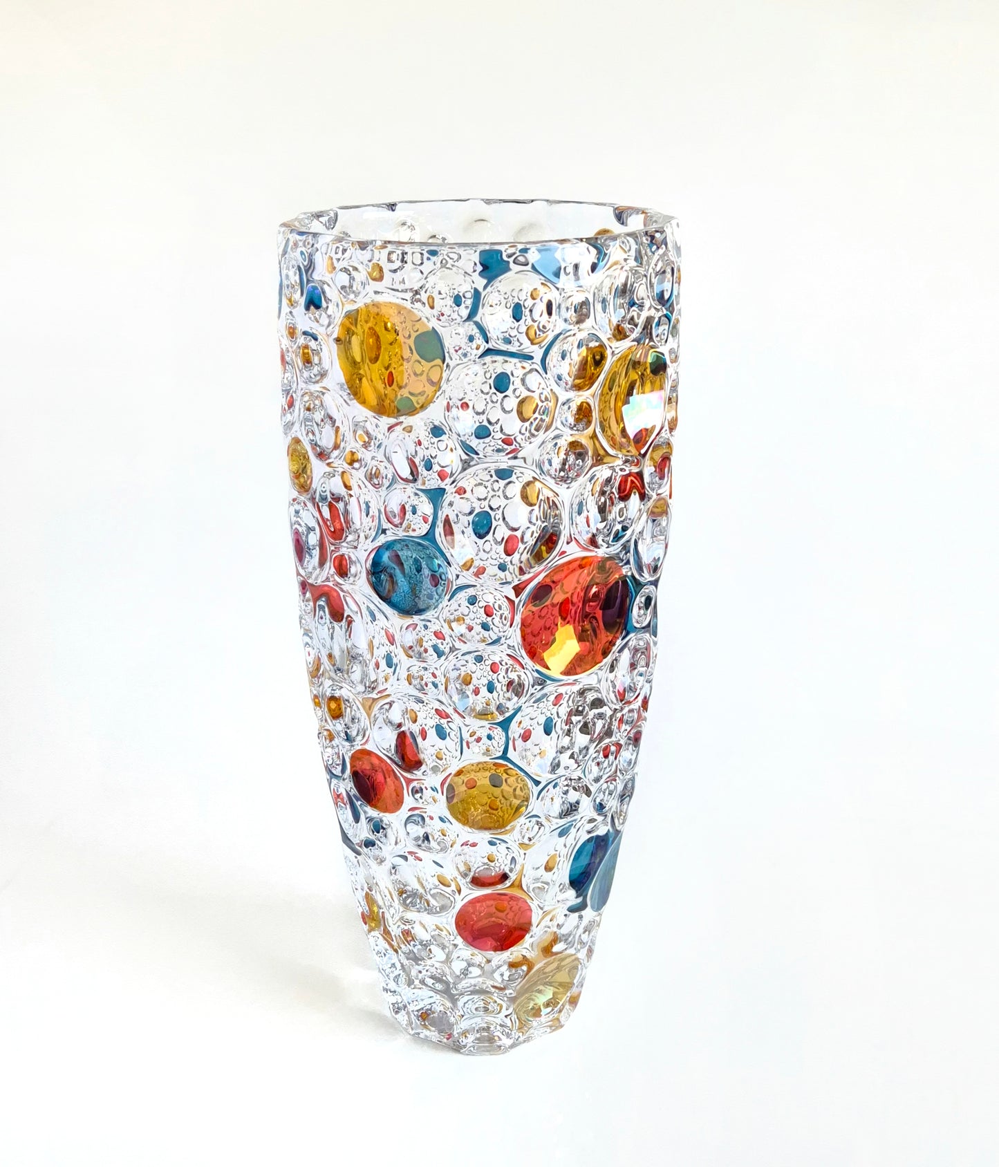 Colour crystal vase - Lisboa
