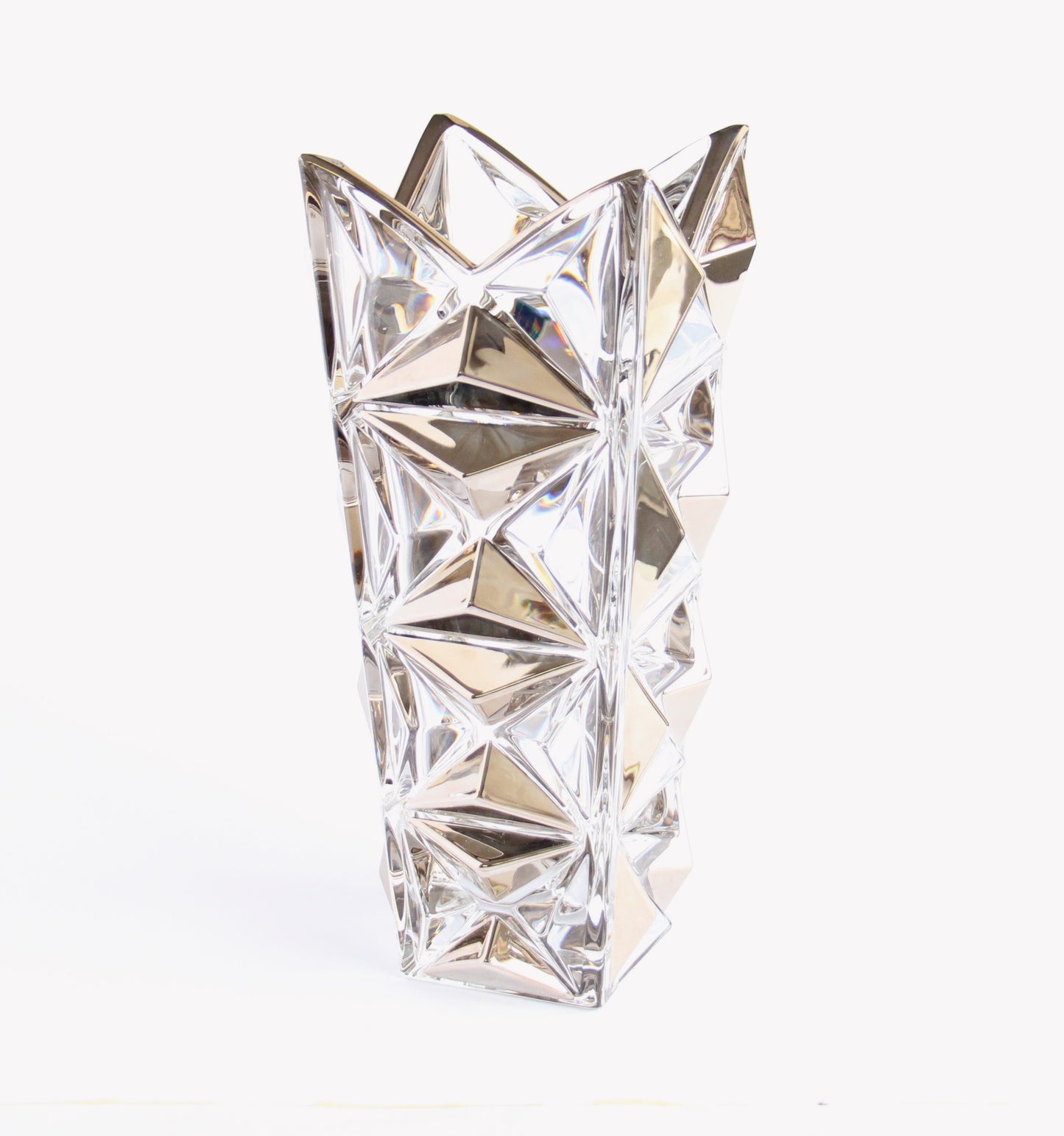 Crystal Vase- Pyramid