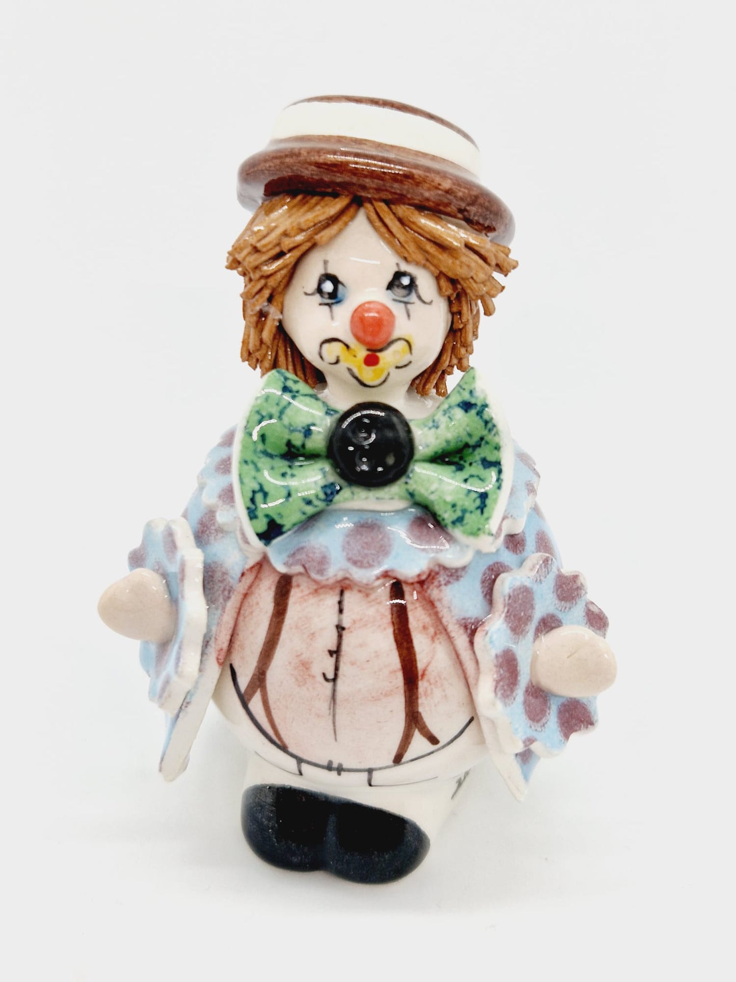 CLown with green bow tie