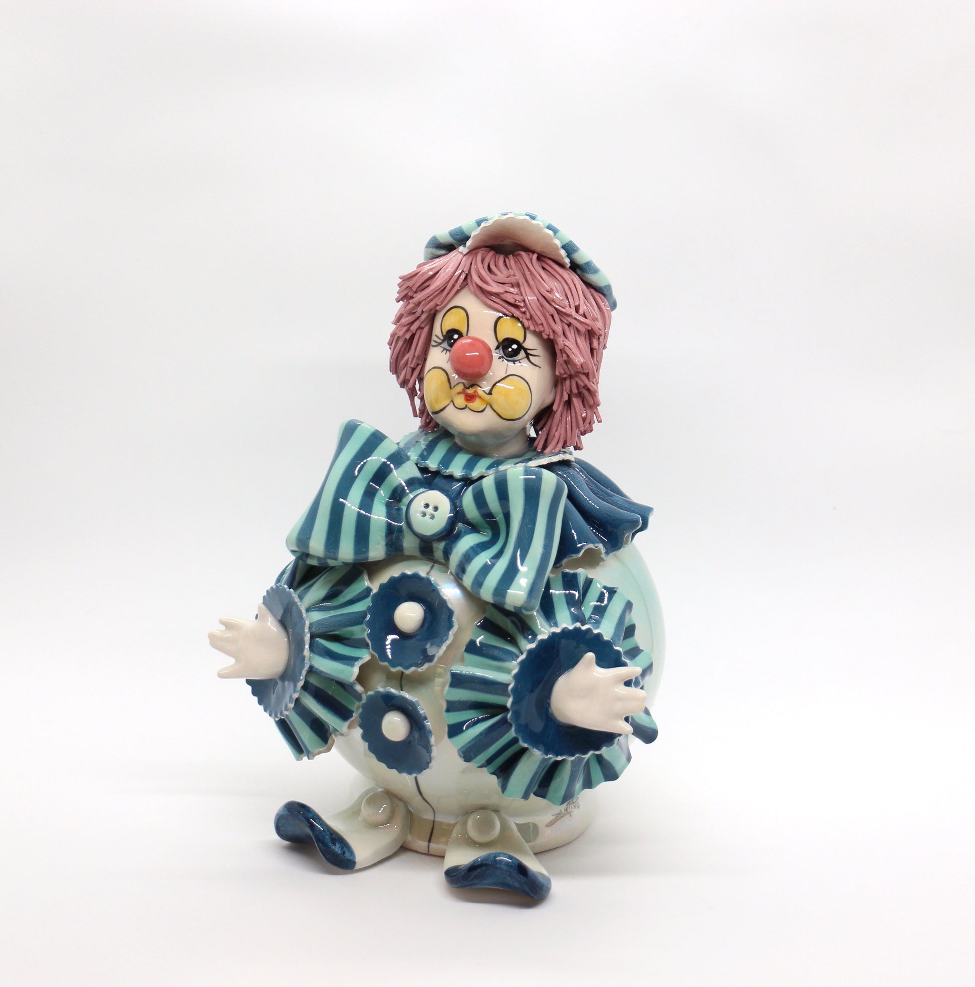 Standing clown piggy bank