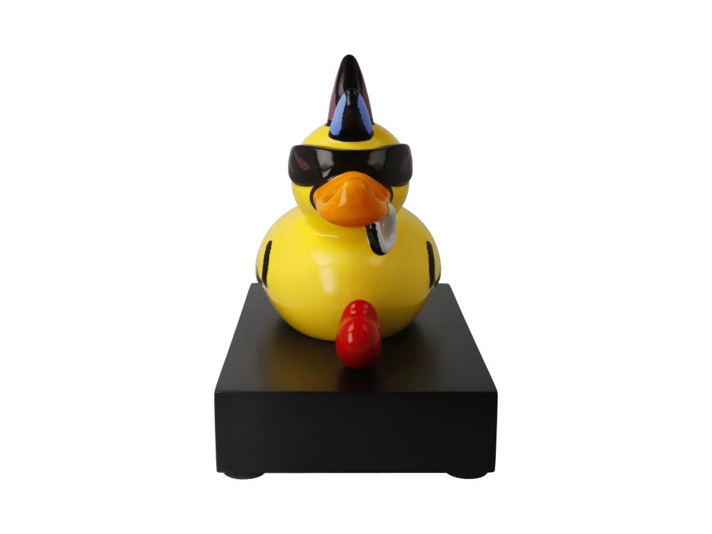 Duck Gone Wild Porcelain Figurine