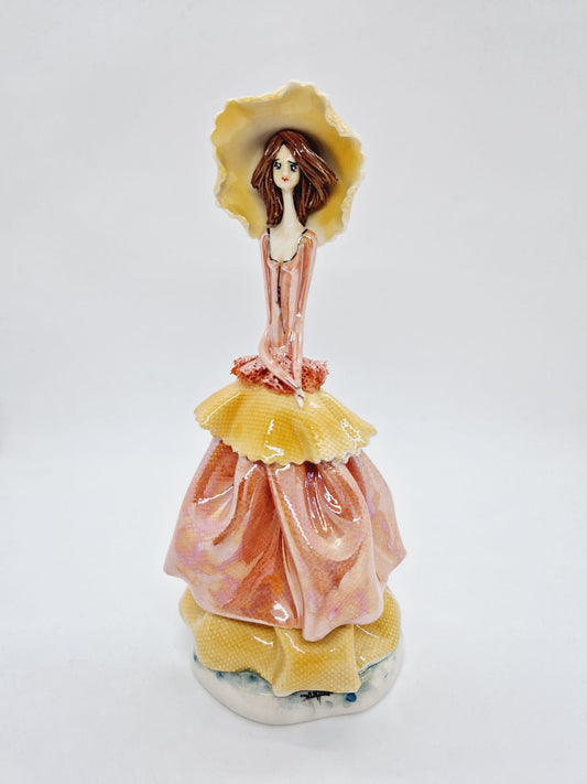 Lady with crossed palms