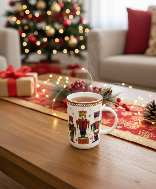 Christmas tea cup
