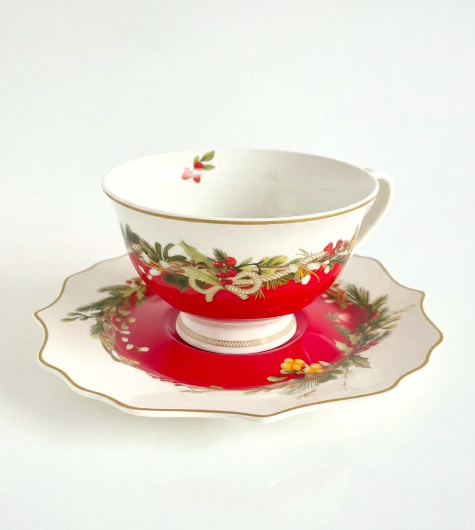 Christmas tea set