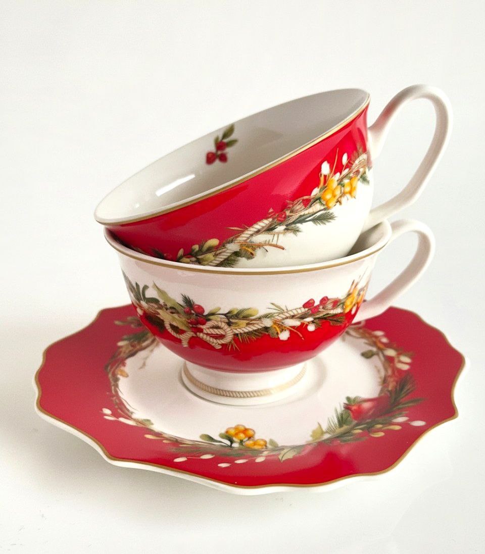 Christmas tea set