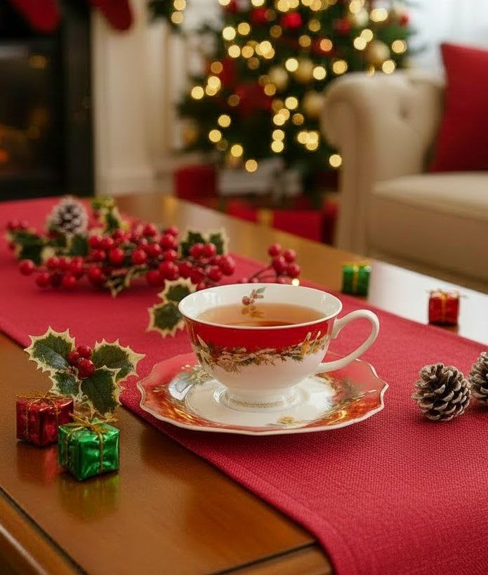 Christmas tea set