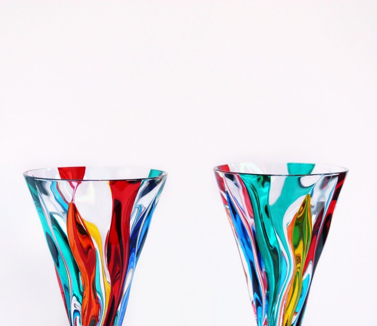 Colour wine set- Bamboo