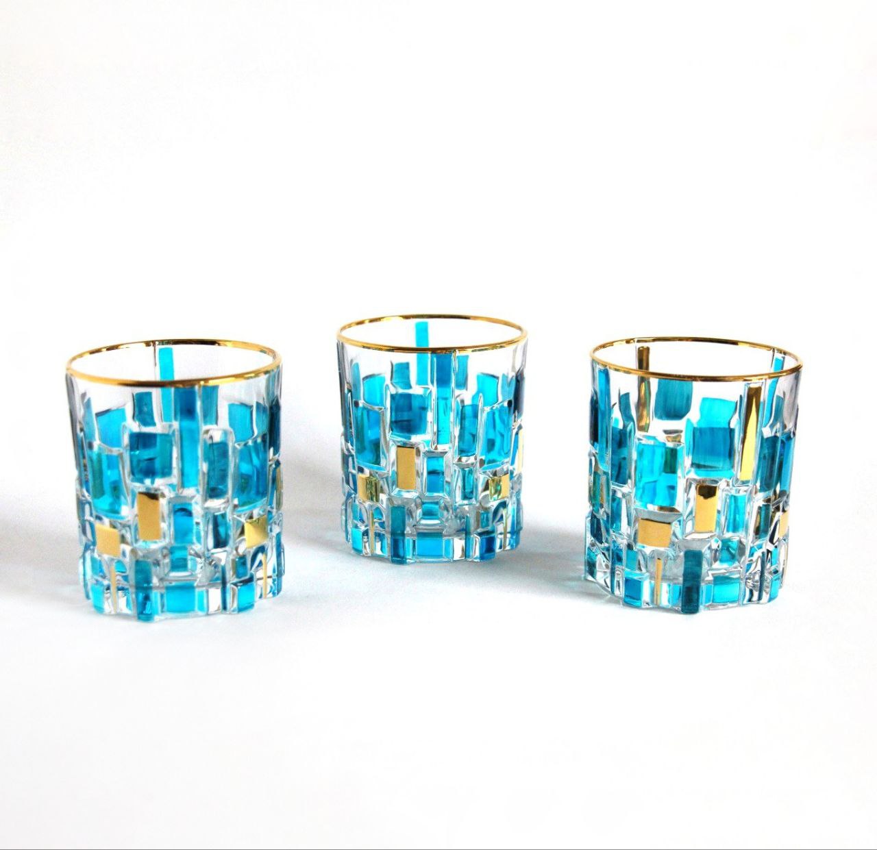 Turquoise whisky set- Etna
