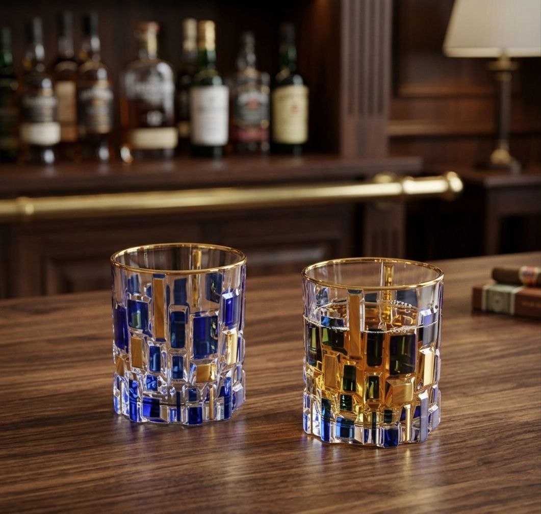Blue whisky set- Etna