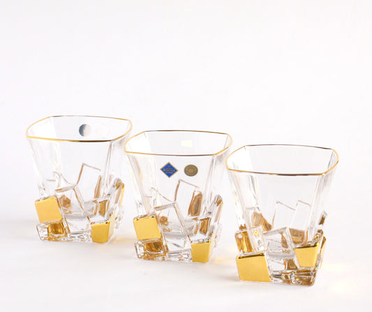 Crystal Whisky Gold Set- Crack