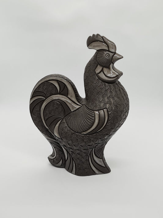 Black rooster