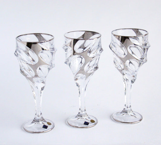 Crystal wine set- calypso