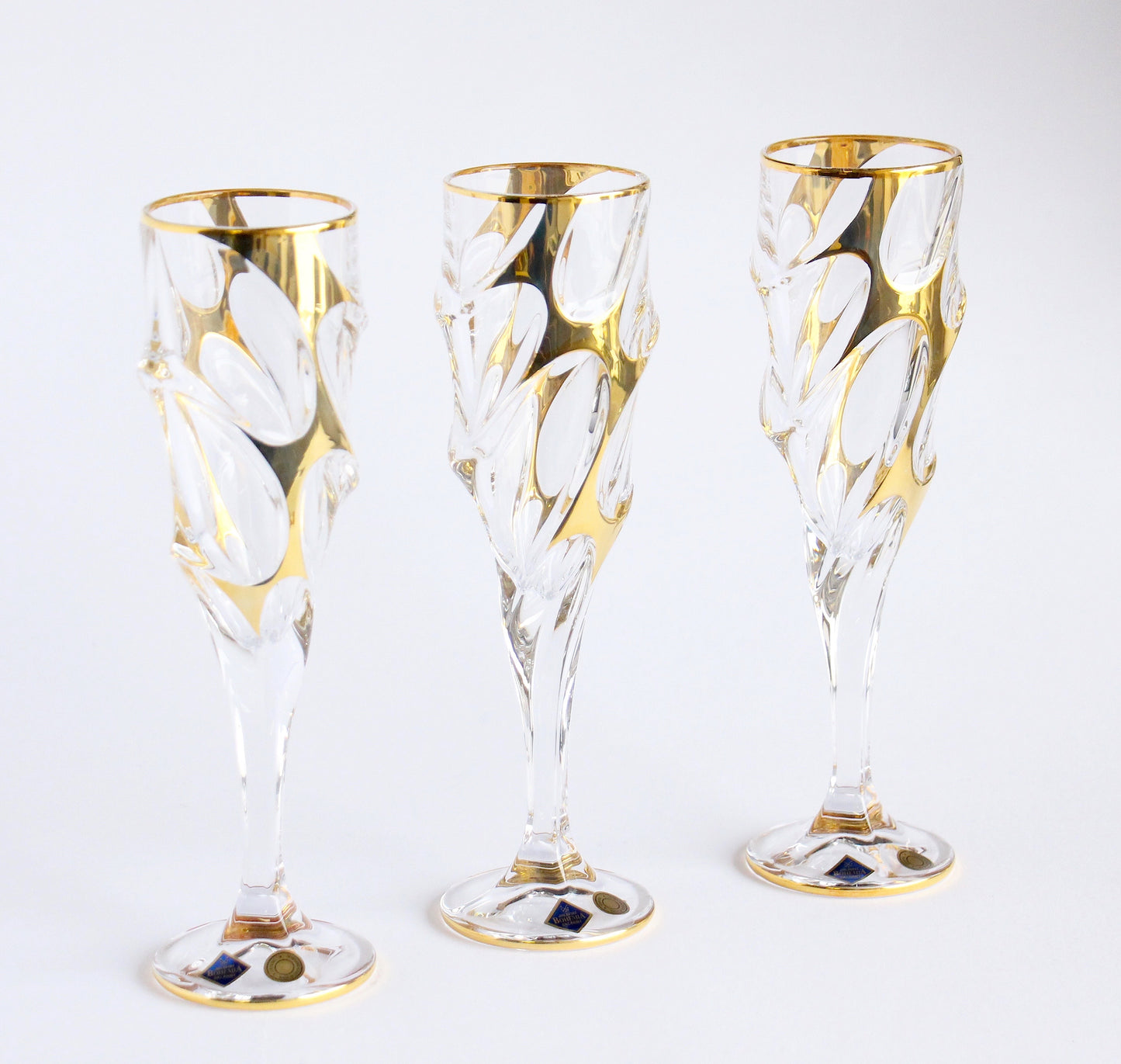 Crystal champagne Set- Calypso