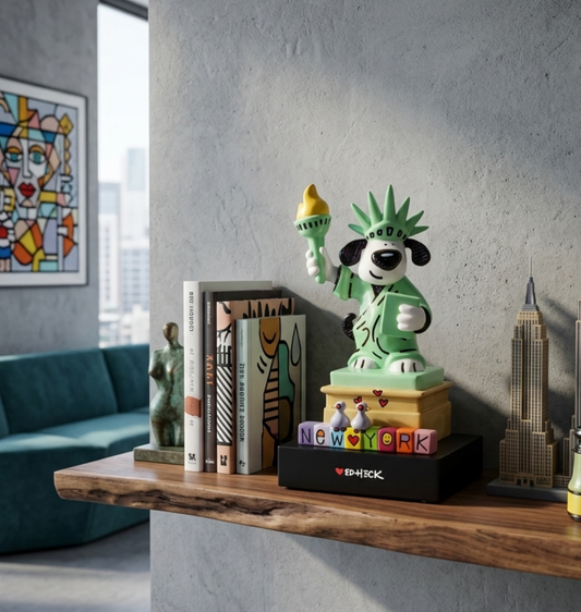 Liberty Dog Porcelain Figurine