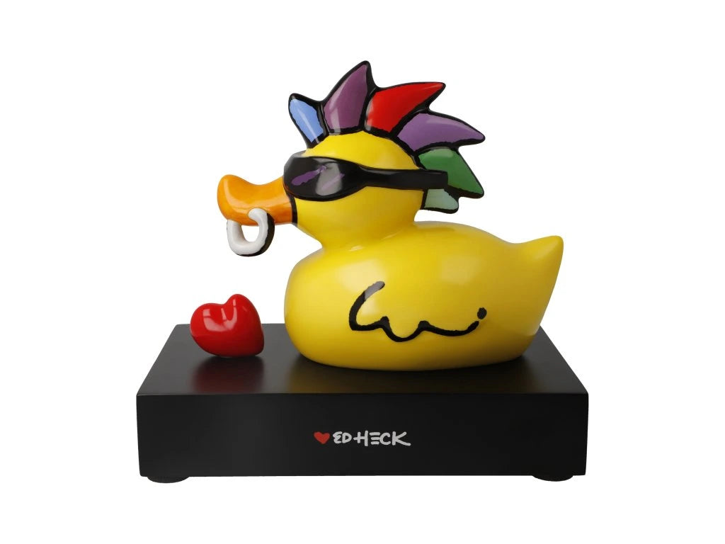 Duck Gone Wild Porcelain Figurine