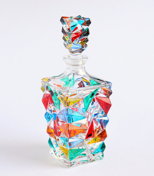 crystal liquor bottle- glacier