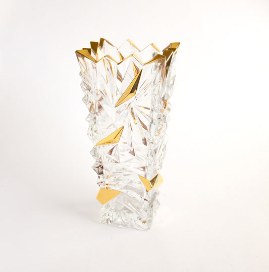Czech crystal vase- Glacier