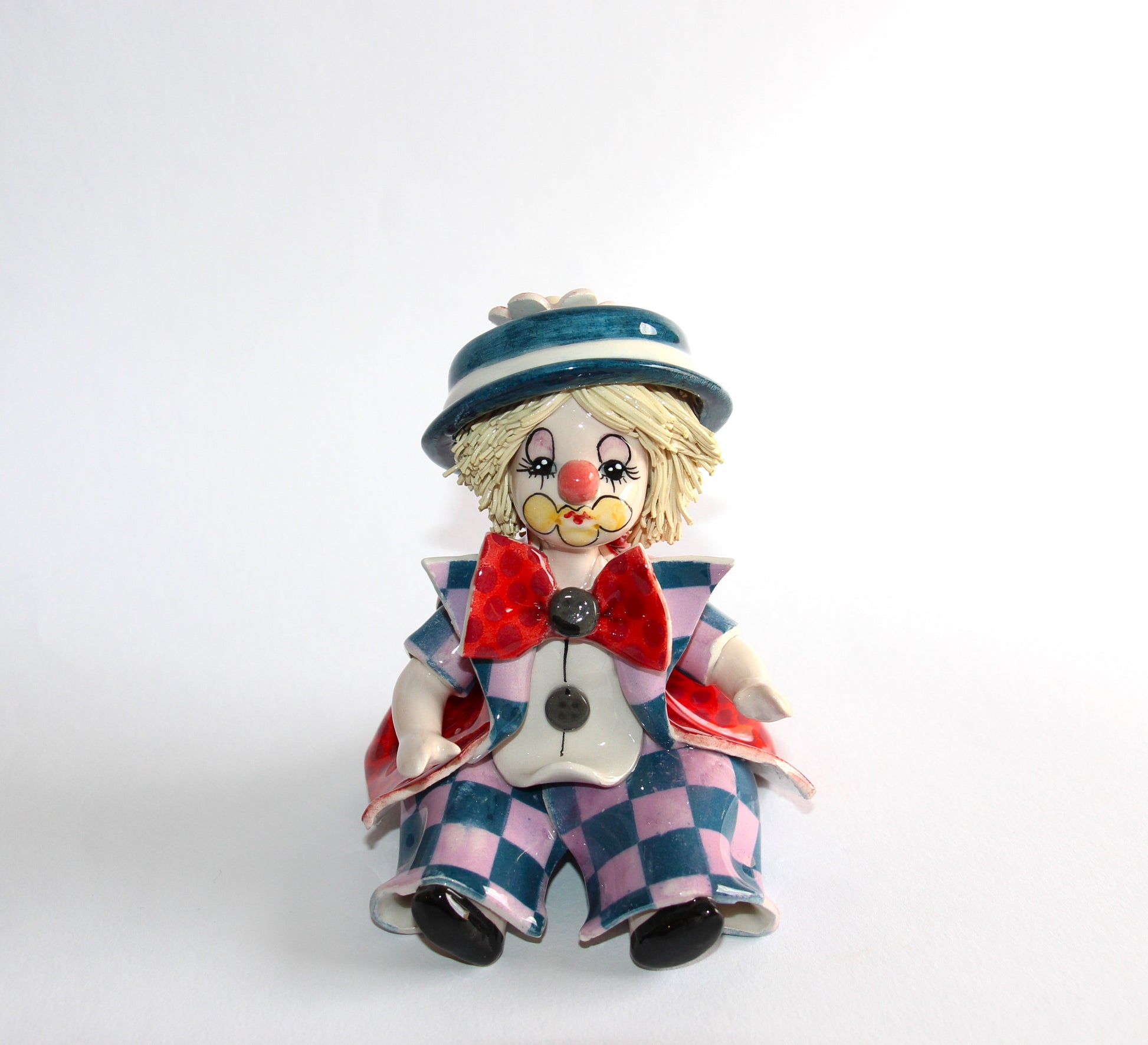 Clown with opened arms