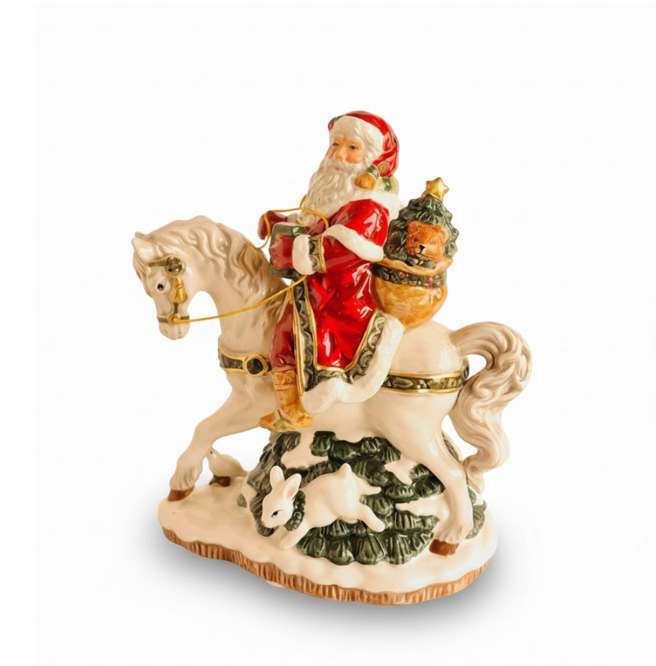 Santa riding a horse - Carillon