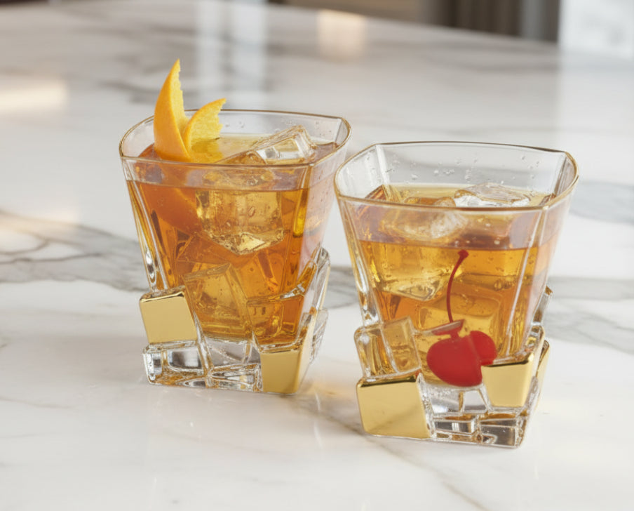Crystal Whisky Gold Set- Crack