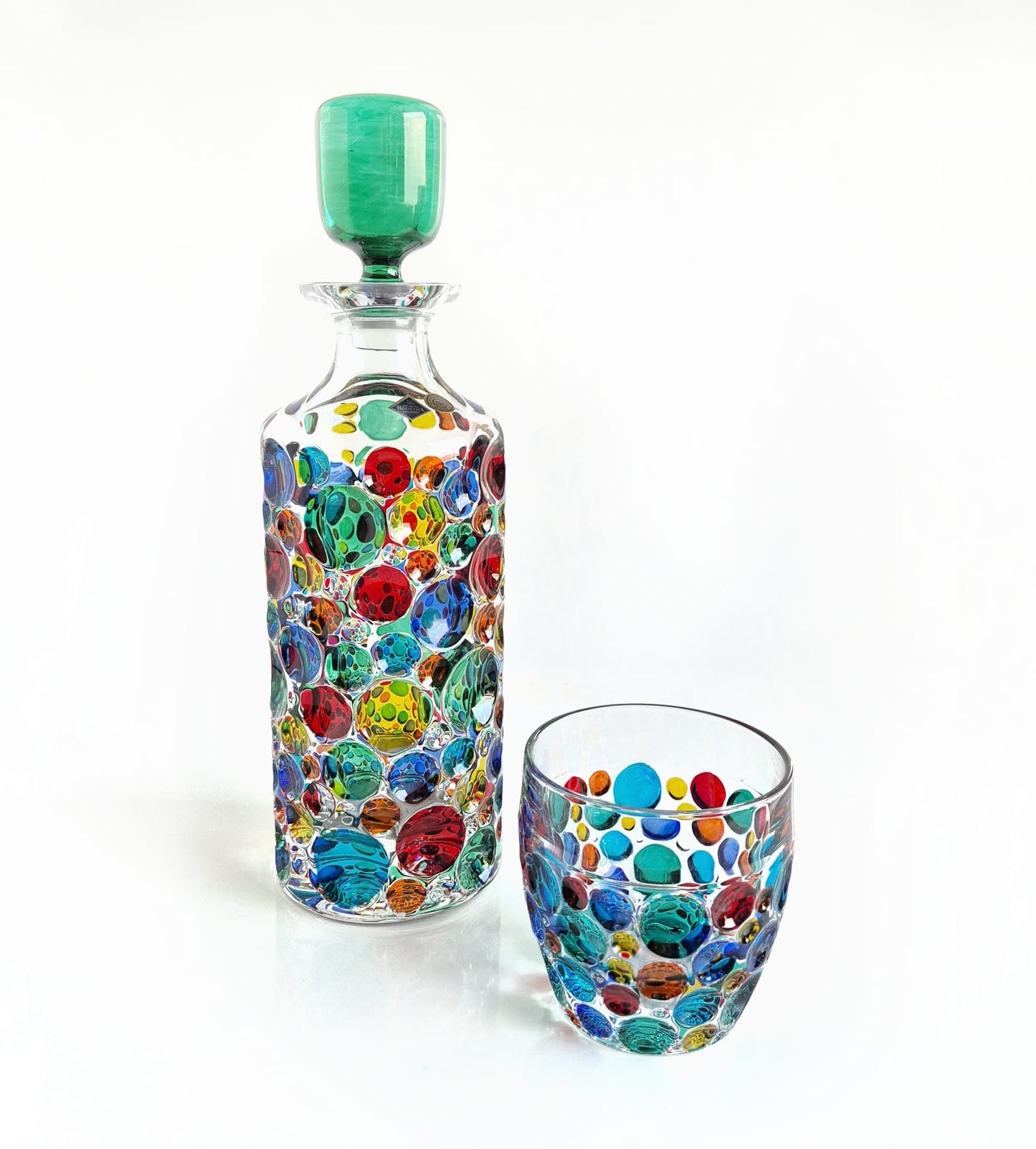 Colour crystal decanter - Lisboa