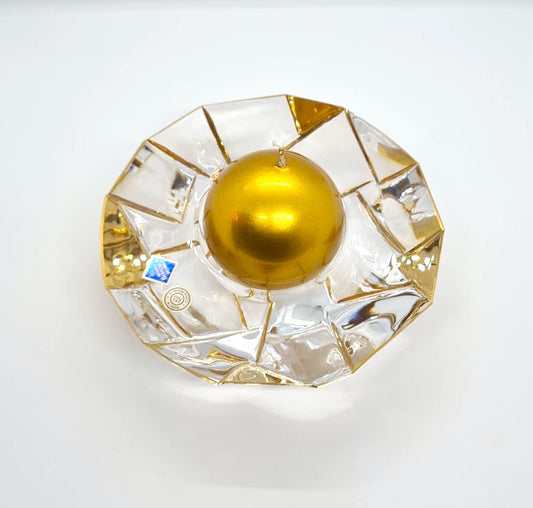 Crystal Votive Candle Holder- Crack