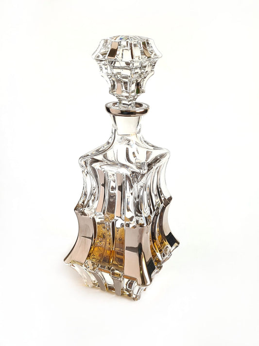 Decanter with platinum- Cascade