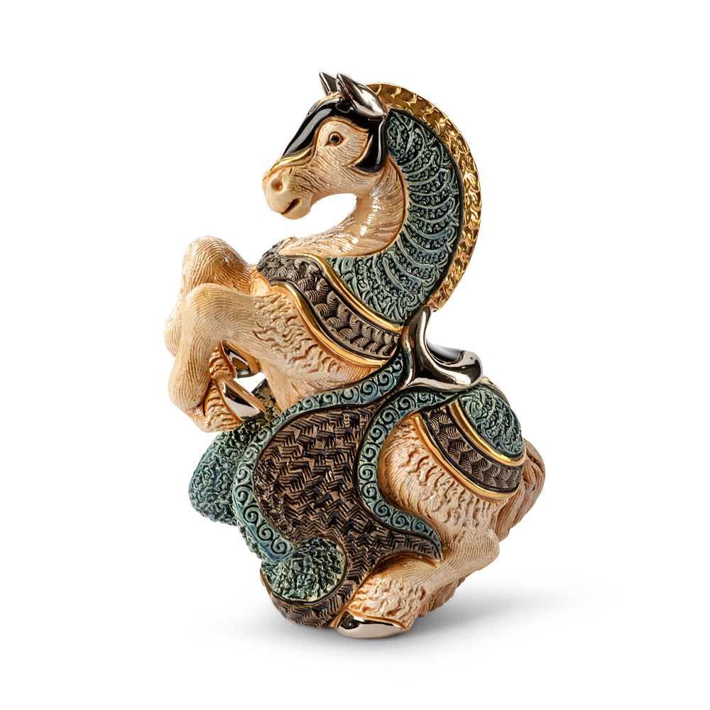 White Jousting Horse